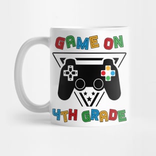 Back To School Game On 4th Grade Funny Gamer Kids Boys Mug